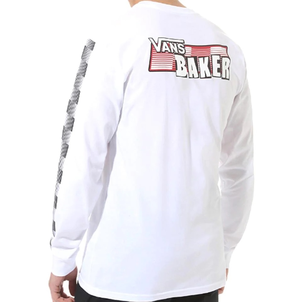 NOYS VANS X BAKER SPEED CHECK LONG SLEEVE T-SHIRT - Youth S - Picture 2 of 5
